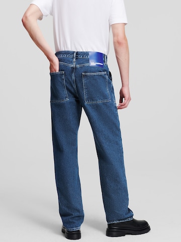 KARL LAGERFELD JEANS Loosefit Jeans 'Utility' i blå