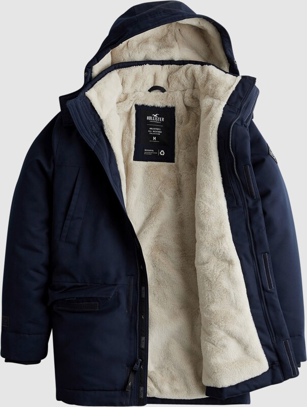 HOLLISTER Parka in navy | ABOUT YOU Hollister Damen Kapuzenjacke Parka Kunstfell XS S M L XL