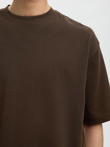 SELECTED Shirt 'SLHOscar' in Brown