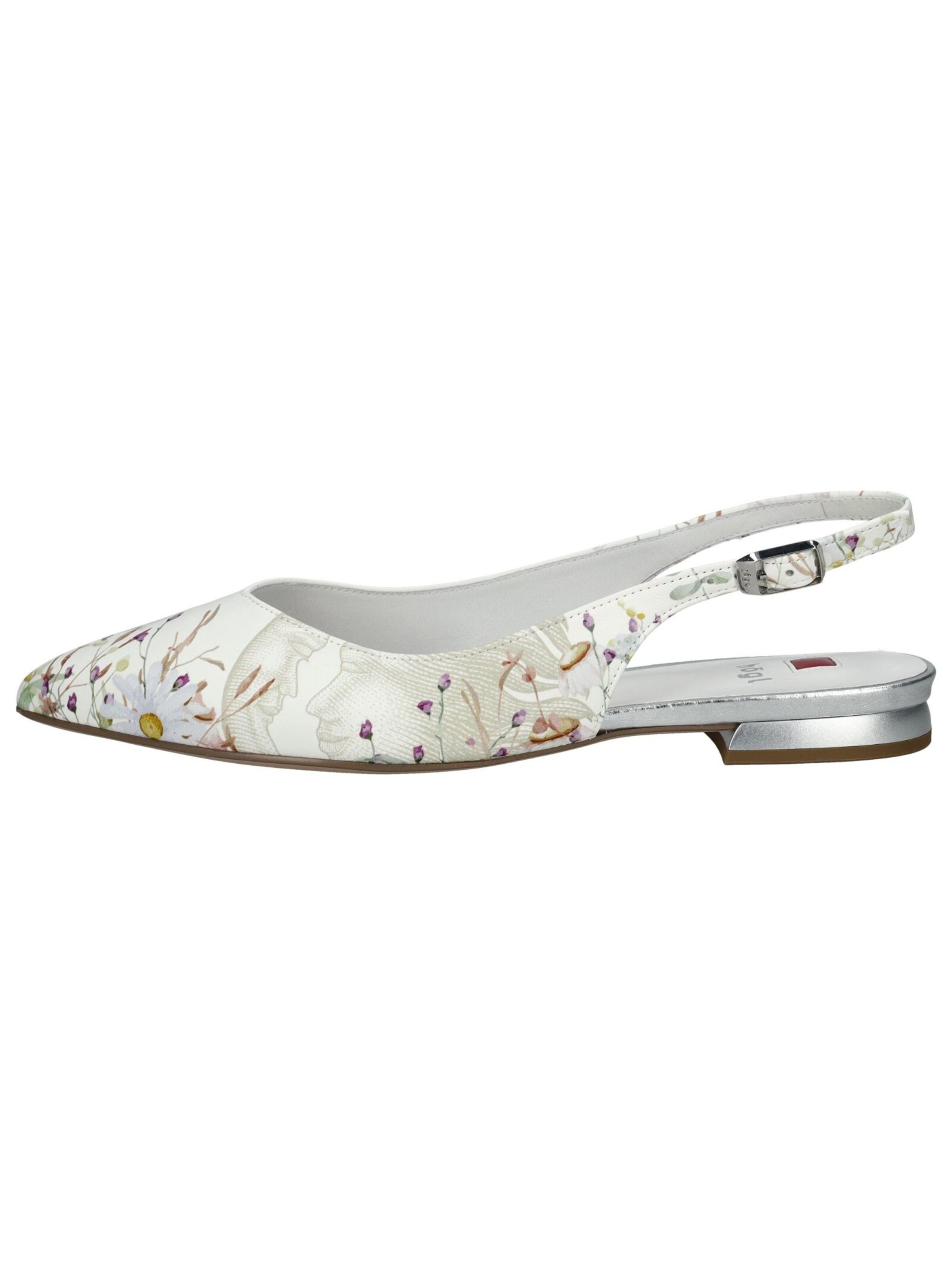 Décolleté sling di Högl in bianco