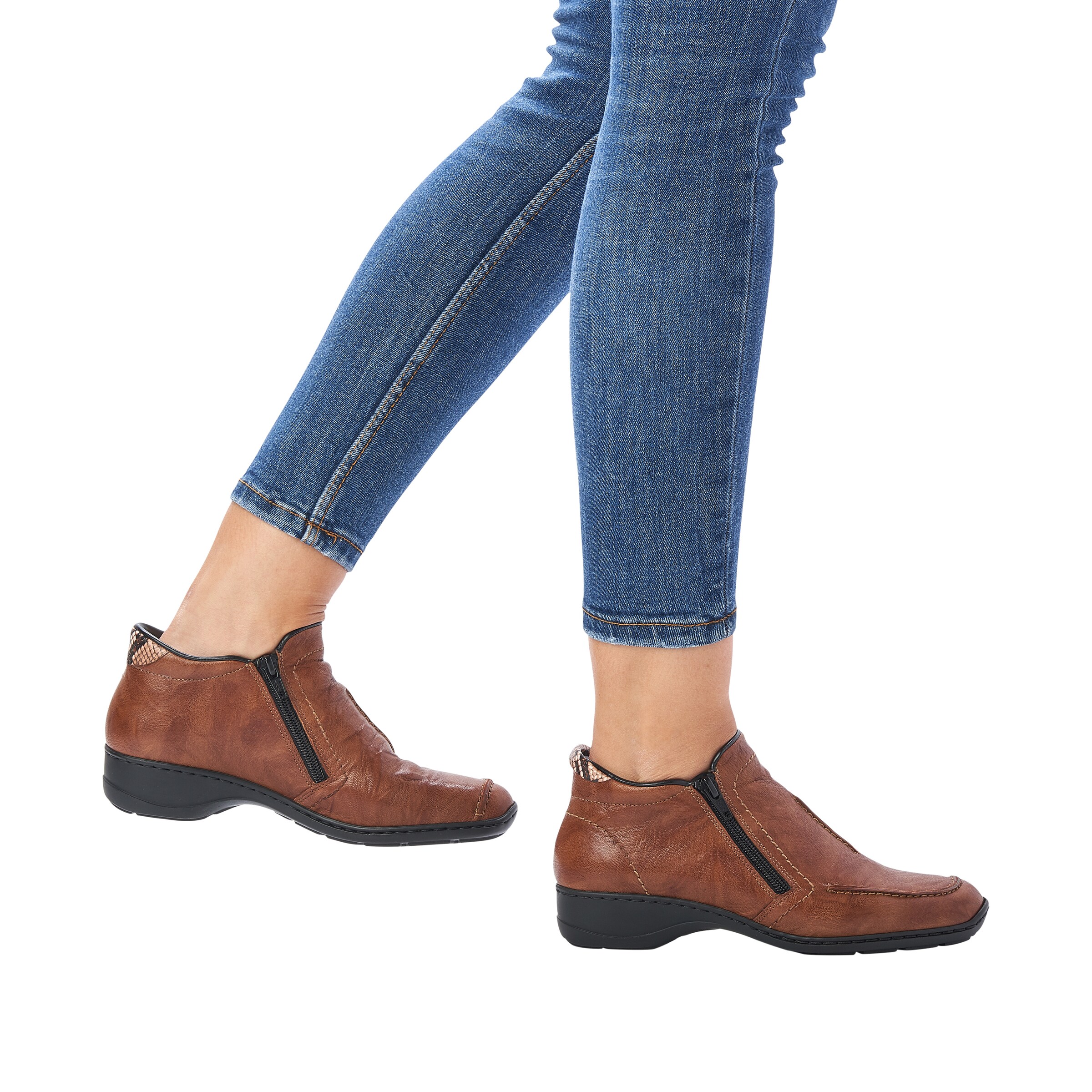 Bottines Rieker en marron