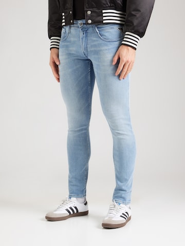 Slimfit Jeans 'Anbass' di REPLAY in blu: frontale