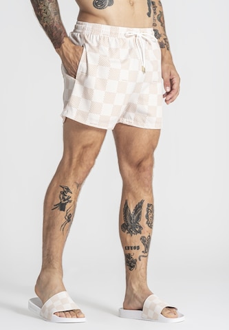 Gianni Kavanagh Badeshorts 'Piazza' in Beige