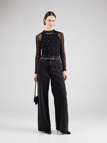 VILA Shirt 'Brave' in Schwarz