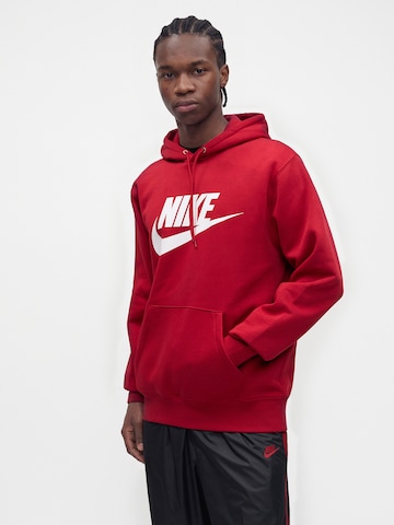 Nike Sportswear Majica 'CLUB' | rdeča barva