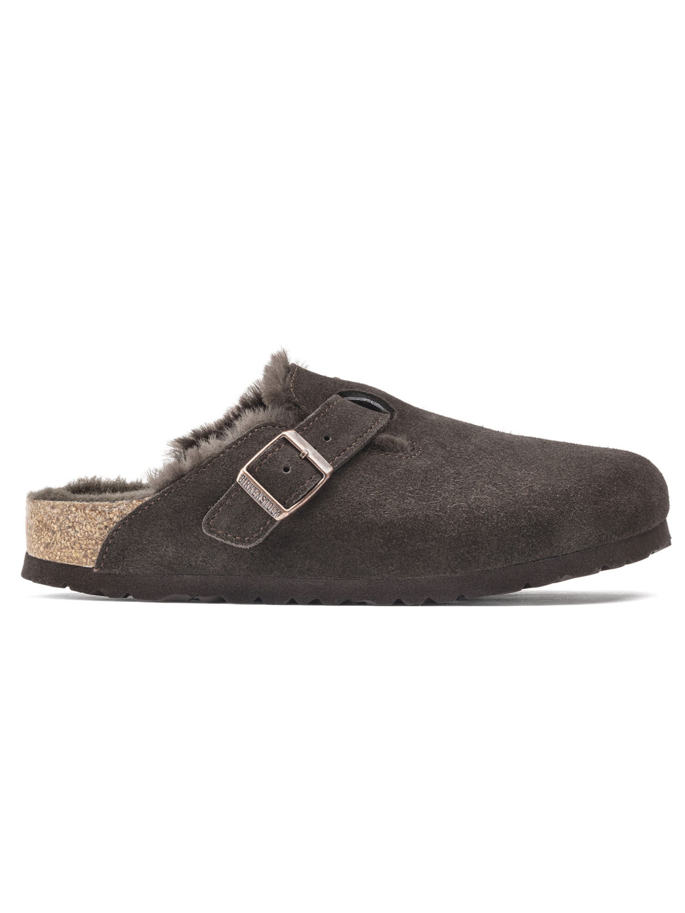 BIRKENSTOCK Nizki natikači 'Boston' | rjava barva