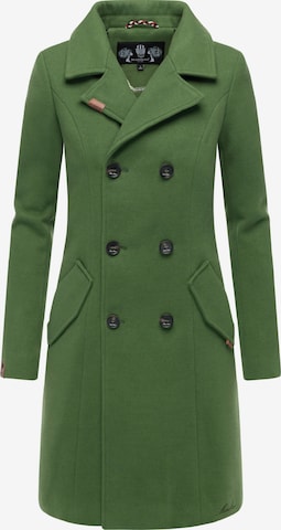 MARIKOO Mantel 'Nanakoo' in Grün: Vorderseite