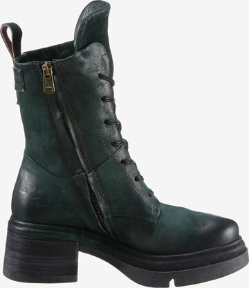 A.S.98 Lace-Up Ankle Boots in Green
