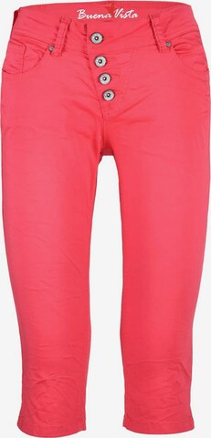 Buena Vista Skinny Broek in Roze: voorkant