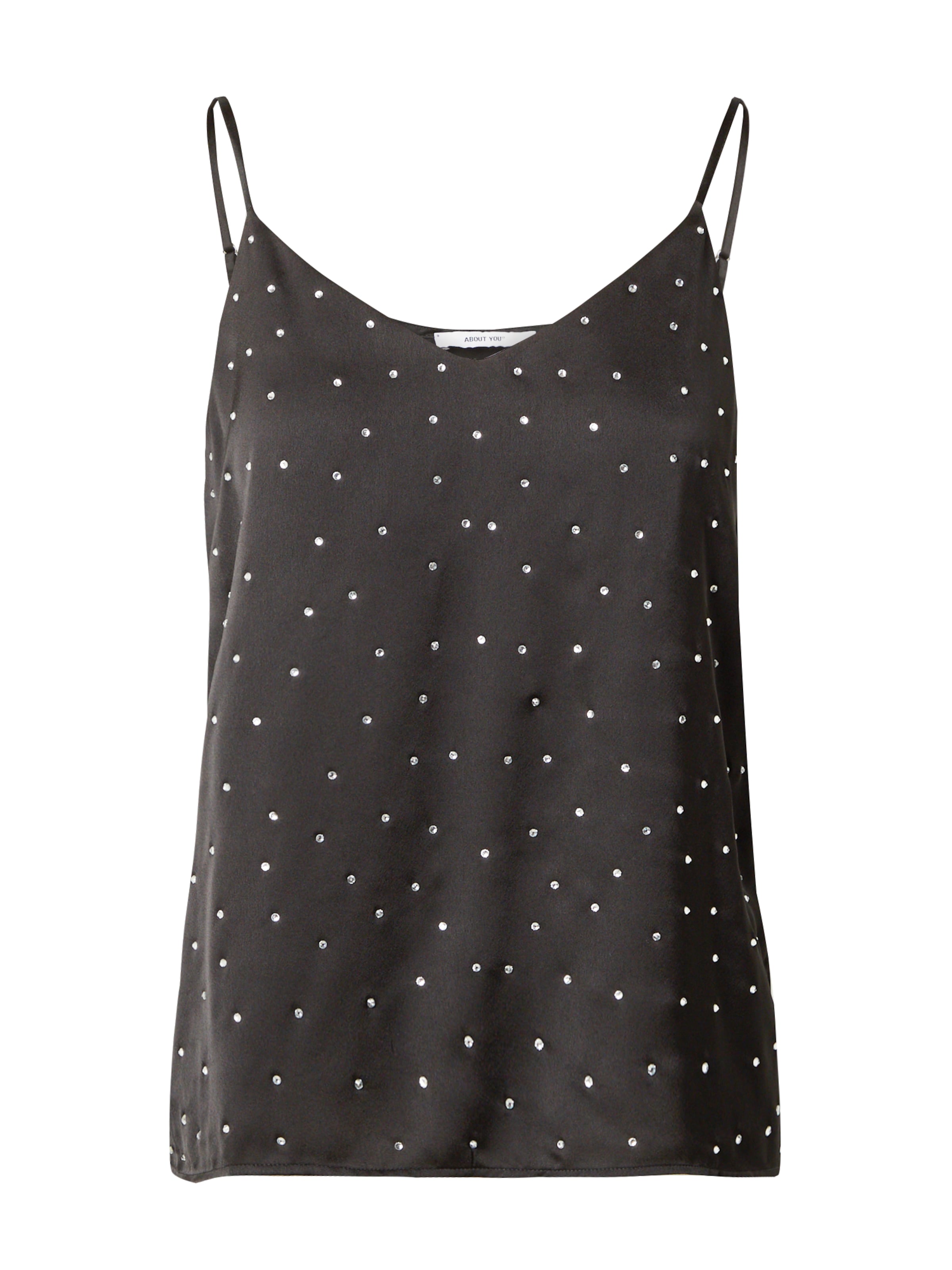 ABOUT YOU Top in Black: front