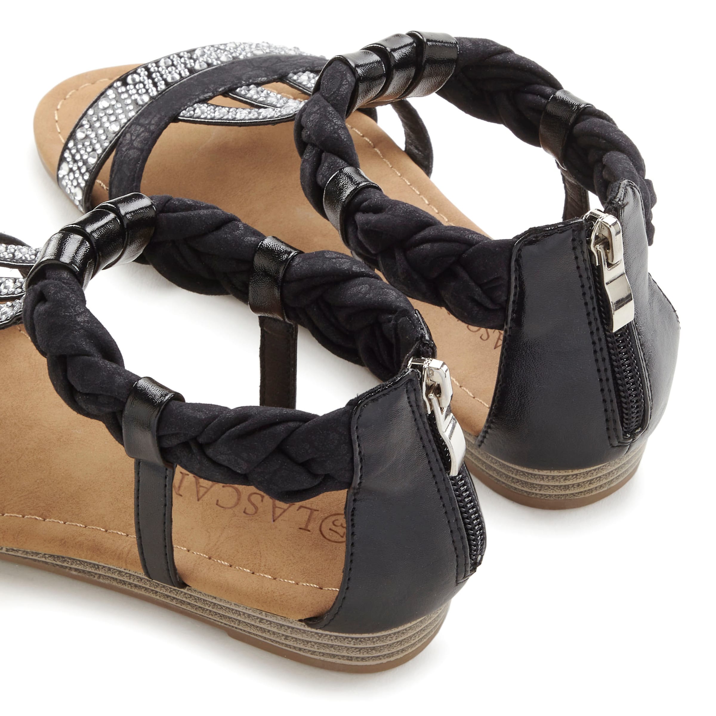 Sandales LASCANA en noir