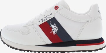 U.S. POLO ASSN. Sneaker 'XIRIO007' in Weiß: predná strana