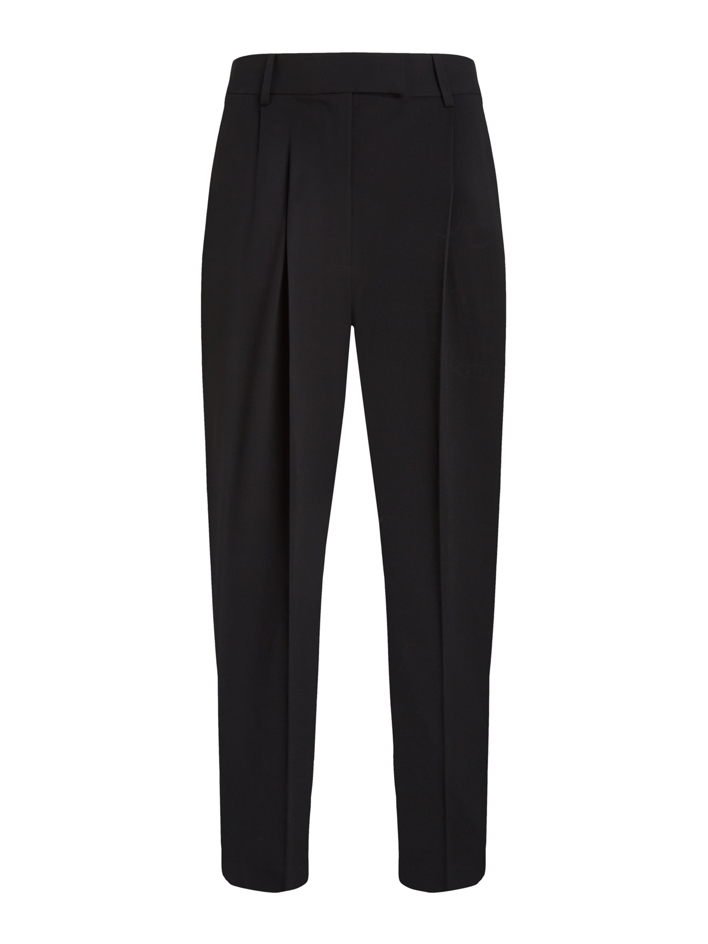 TOMMY HILFIGER - Pantalón plisado en negro: frente