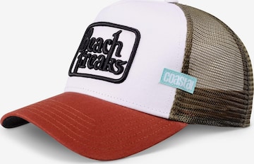 Cappello da baseball 'HFT Beach Freaks' di Coastal in bianco: frontale