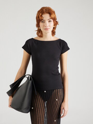 QS Shirt in Black: front