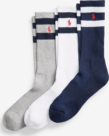 Polo Ralph Lauren Къси чорапи в синьо: отпред
