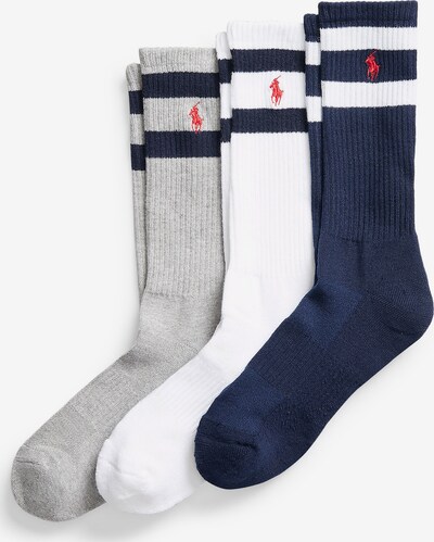 Polo Ralph Lauren Socken in navy / grau / rot / weiß, Produktansicht