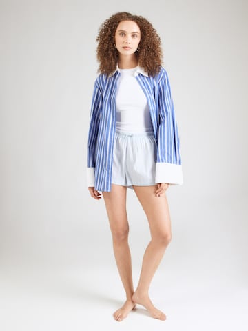 Pantaloni de pijama de la Hunkemöller pe albastru