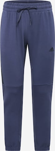 ADIDAS SPORTSWEAR Tapered Workout Pants 'Aeroready ' in Blue: front