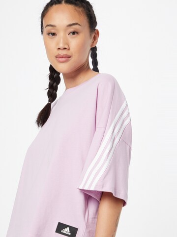 ADIDAS SPORTSWEAR Functioneel shirt 'Future Icons 3-Stripes' in Lila