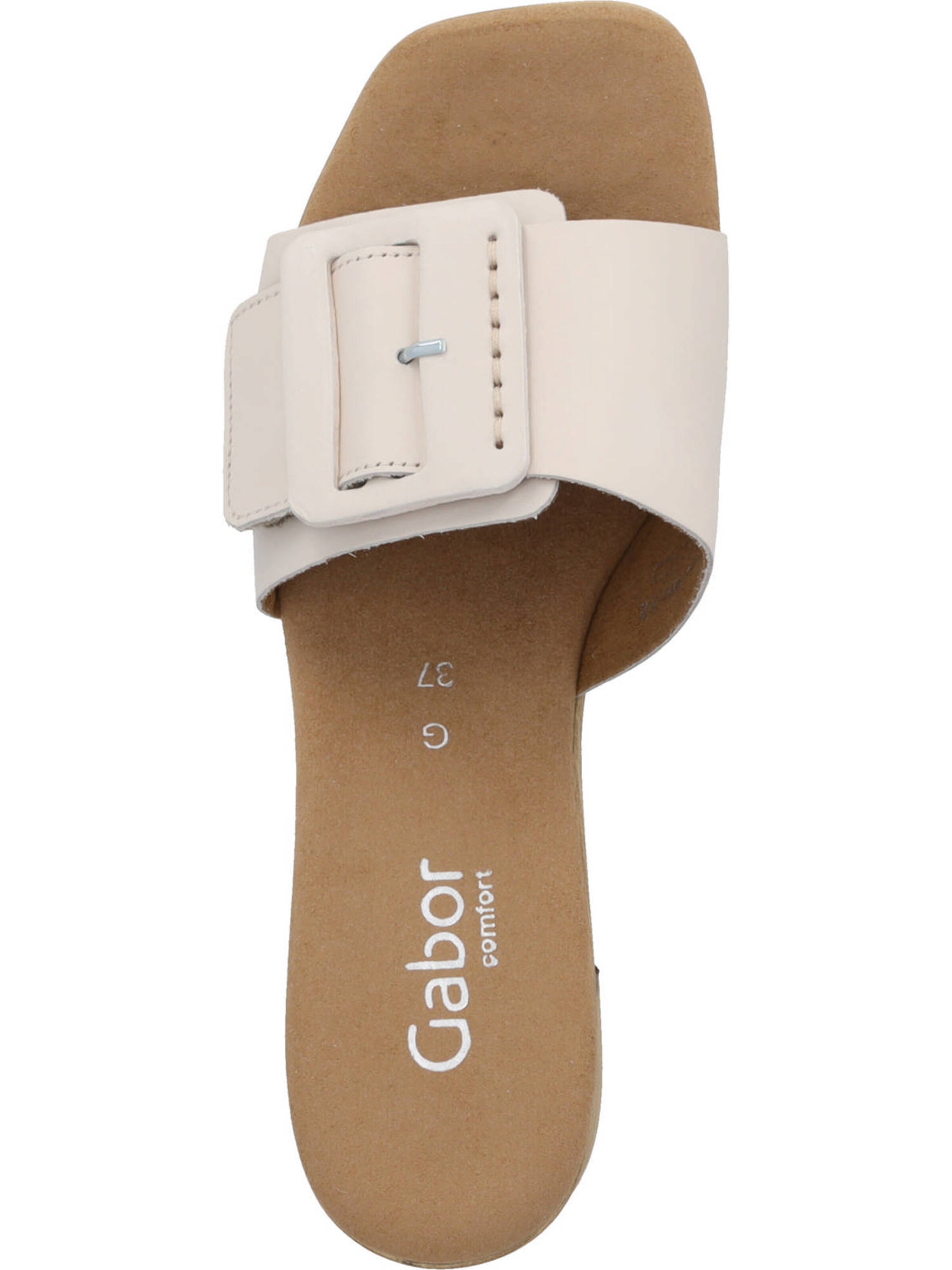 GABOR Pantolette 'Comfort 42.722' in Weiß