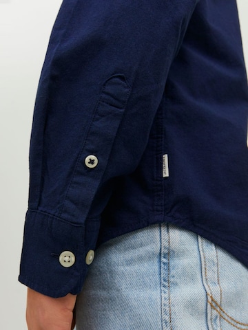 Jack & Jones Junior Regular fit Button Up Shirt in Blue