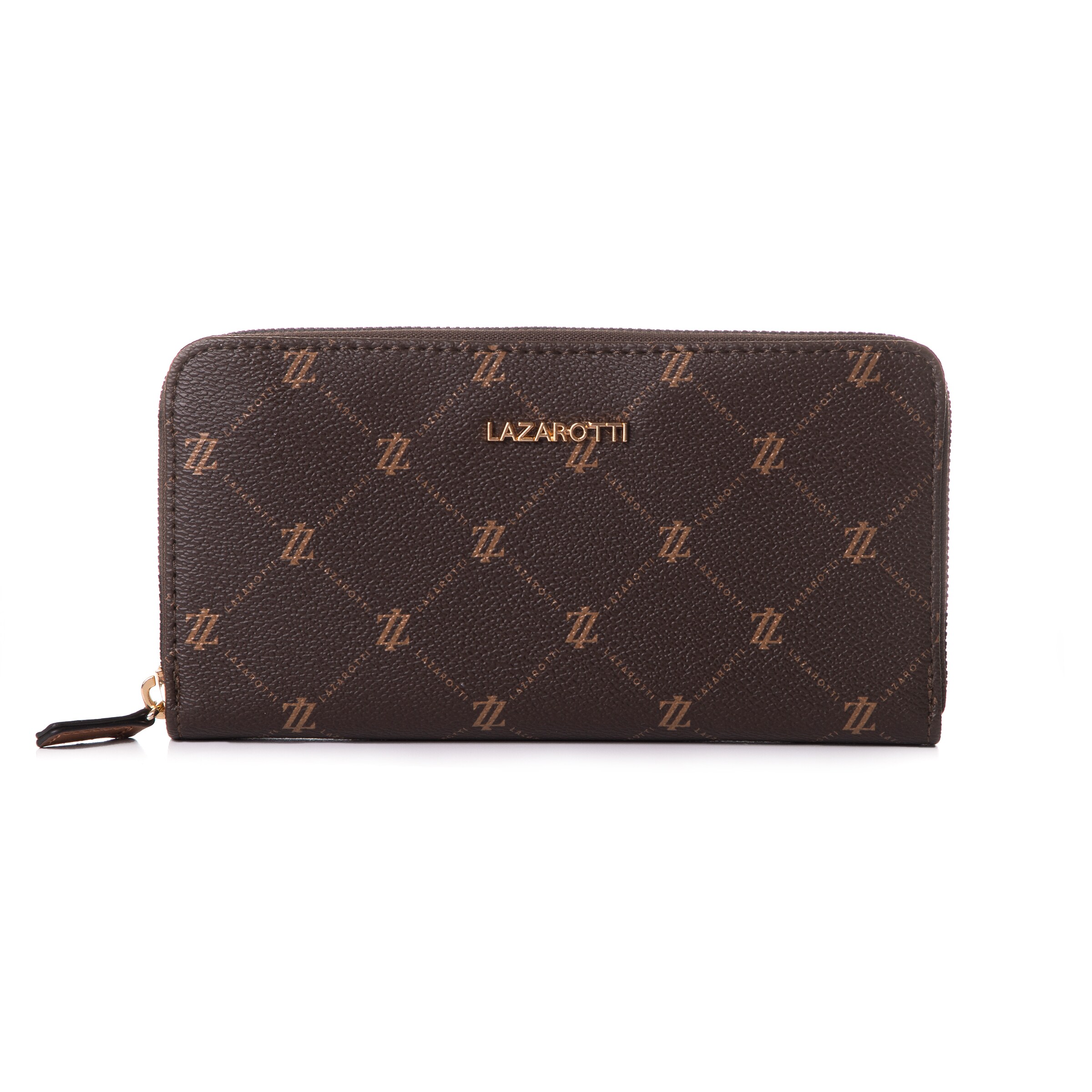 Lazarotti Portemonnaie 'Palermo' in Braun: Vorderseite
