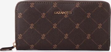 Lazarotti Wallet 'Palermo' in Brown: front