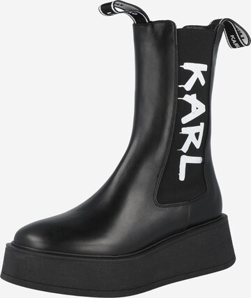 Chelsea Boots 'ZEPHYR' Karl Lagerfeld en noir : devant