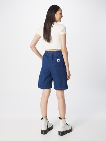 Carhartt WIP Regular Shorts 'Lovilia' in Blau