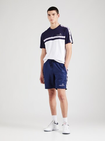Sergio Tacchini Regular Shorts in Blau