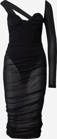 Misspap Dress in Black: front