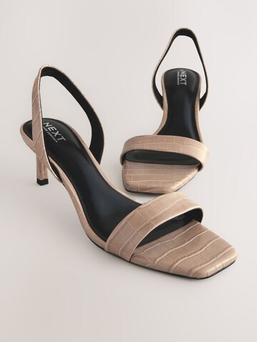 Next - Sandalias en blanco