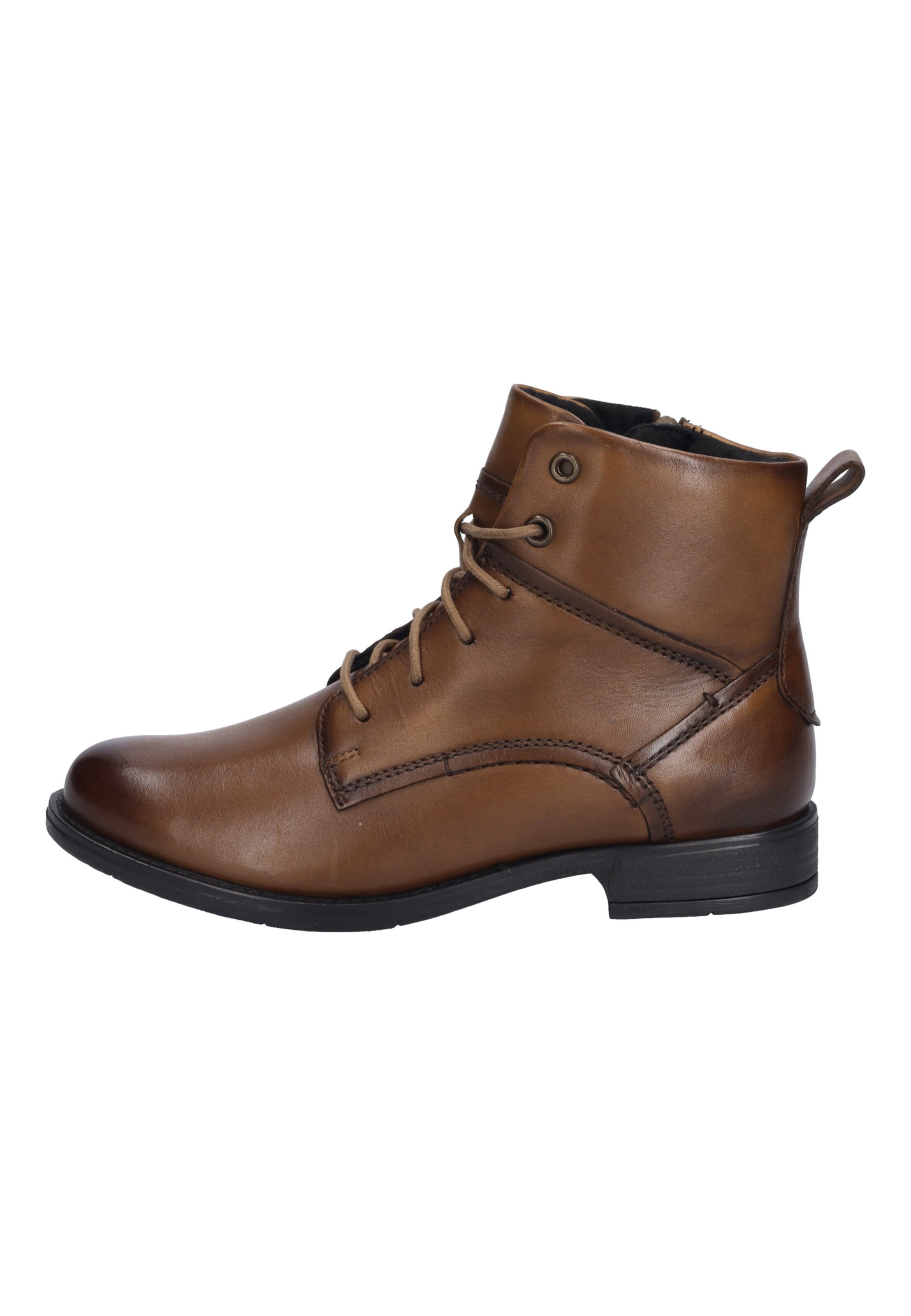 JOSEF SEIBEL Lace-up bootie 'Simona 05' in Brown: front