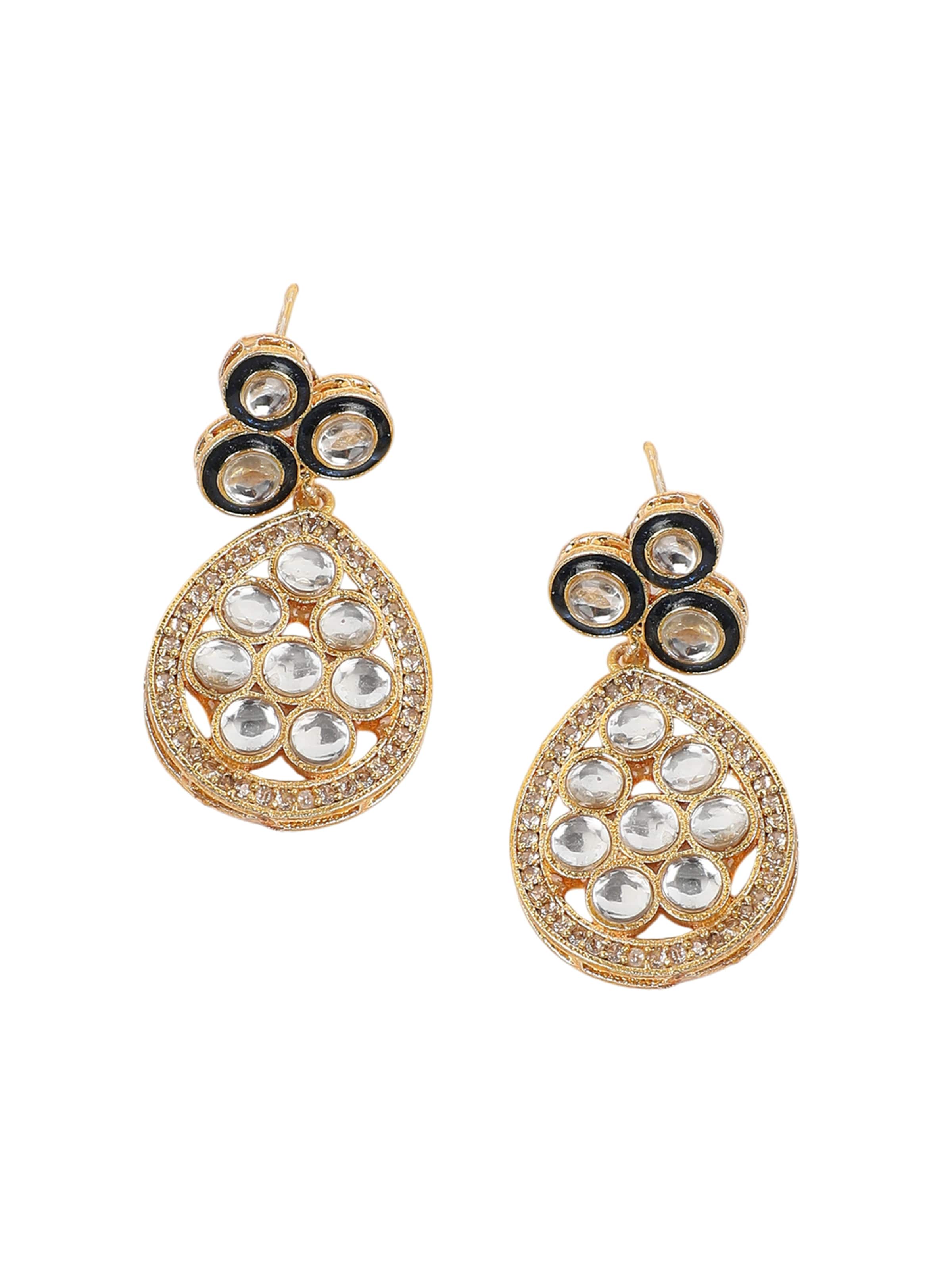 Set di gioielli 'Shanna' di SOHI in nero