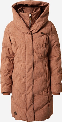 Manteau d’hiver 'NATALKA' Ragwear en marron : devant
