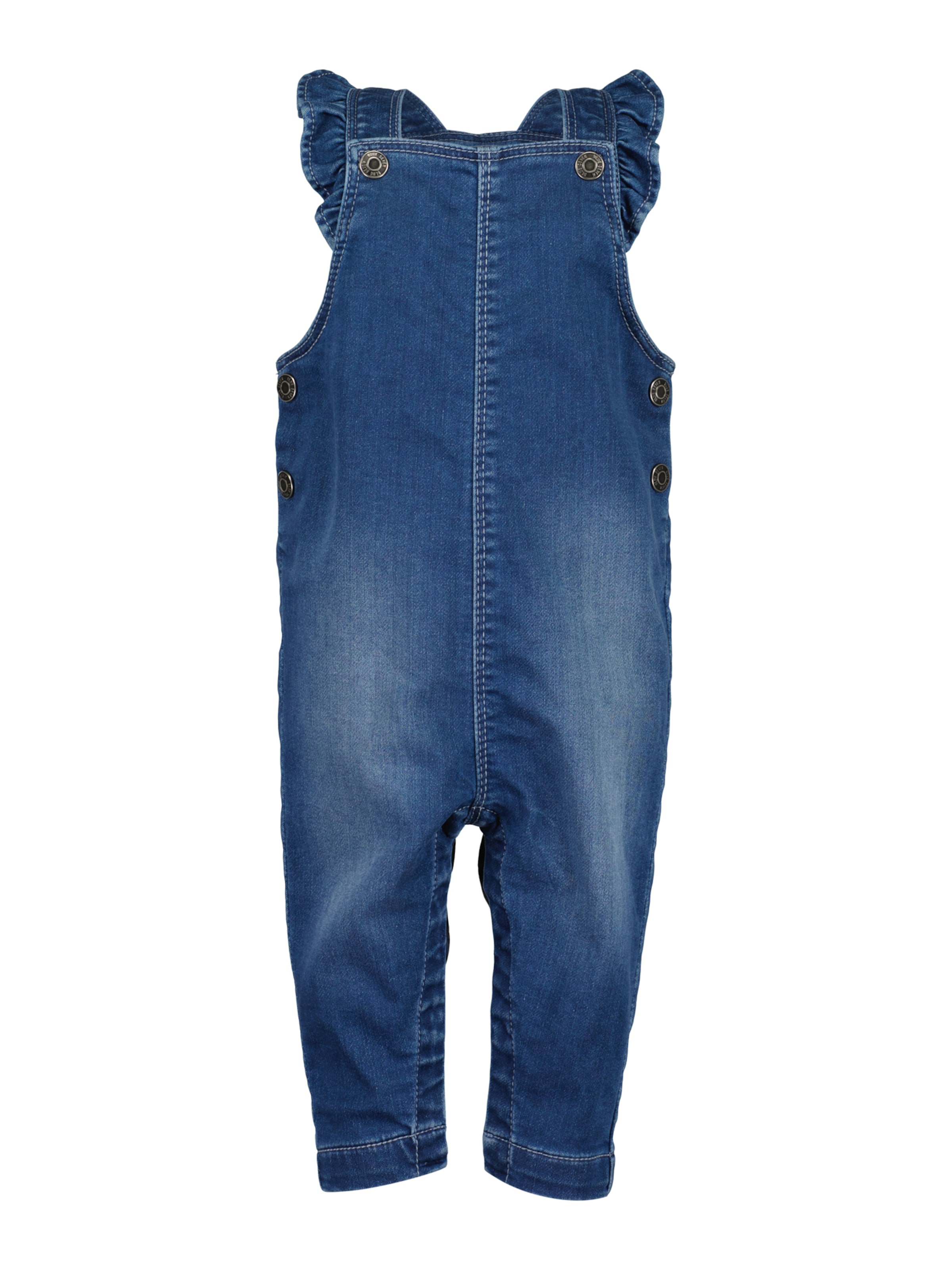 regular Pantaloni con pettorina di BLUE SEVEN in blu: frontale