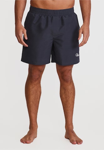 SikSilk - Calções de banho em cinzento: frente