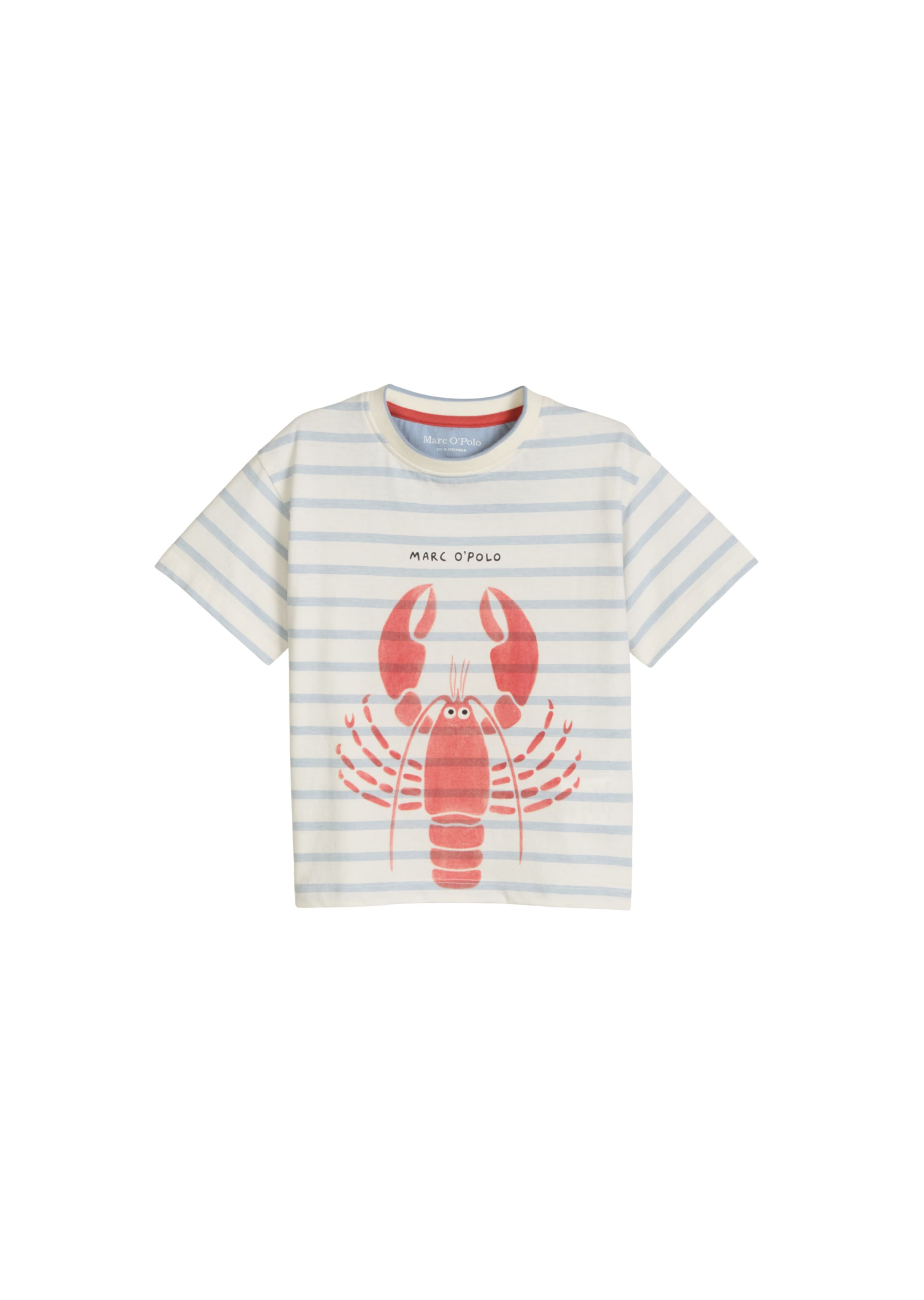 T-Shirt Marc O'Polo en blanc : devant