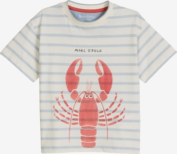 T-Shirt Marc O'Polo en blanc : devant