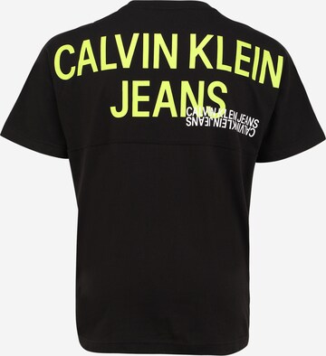 Calvin Klein Jeans Plus T-Shirt in Schwarz