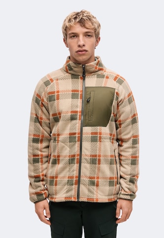 ICEPEAK Funktionele fleece-jas 'MARENGO' in Bruin: voorkant
