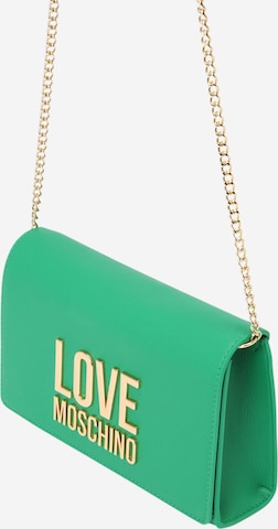 Love Moschino - Mala de ombro em verde: frente