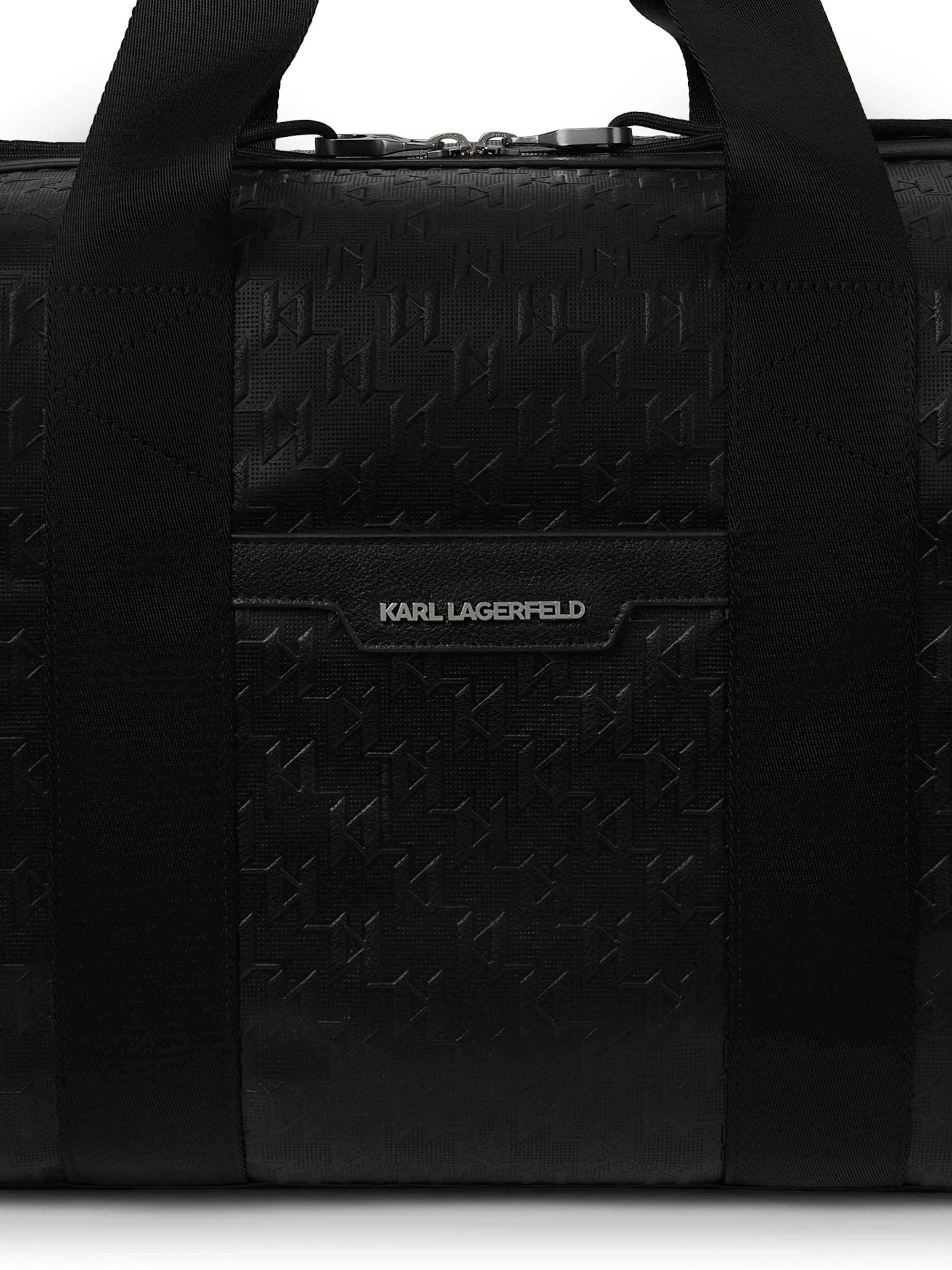 Karl Lagerfeld "Чанта за пътуване тип ""Weekender""" в черно