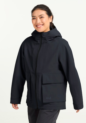 JACK WOLFSKIN Outdoor Jacket in Blue: front