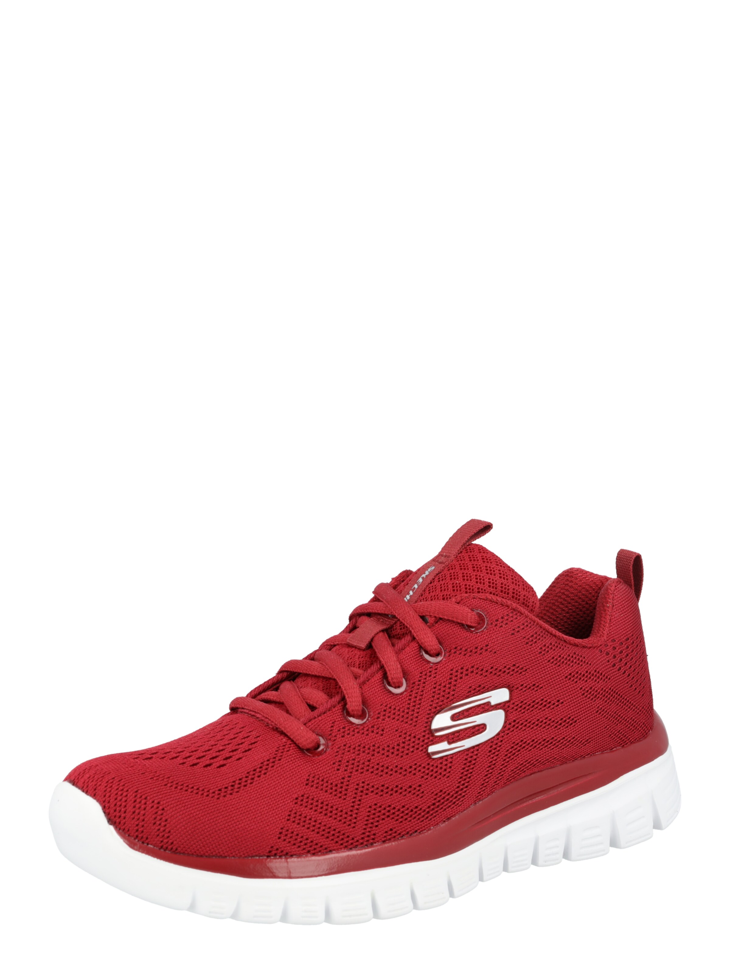 Baskets basses 'Graceful' SKECHERS en rouge : devant