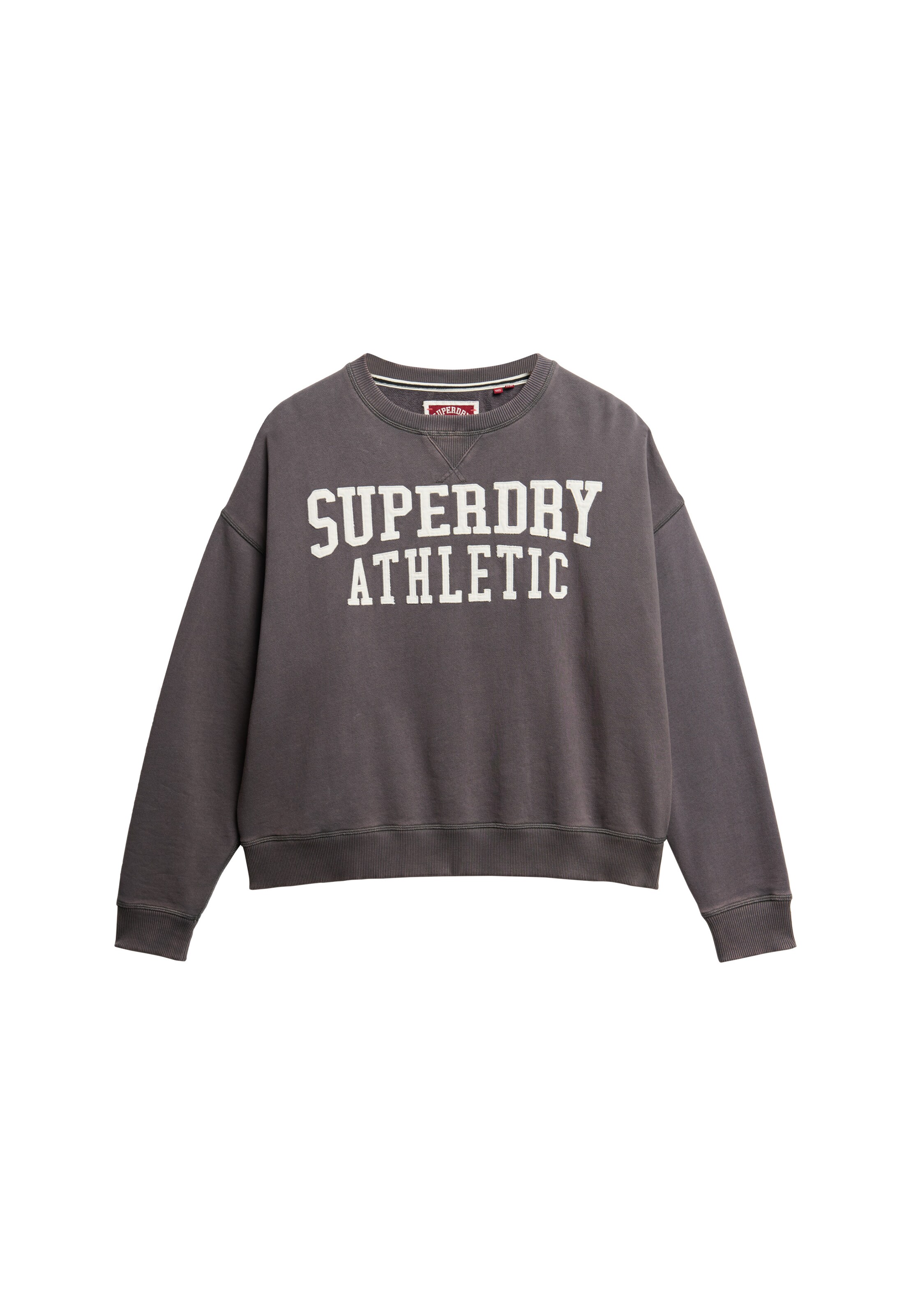 Superdry Sweatshirt in Grijs: voorkant