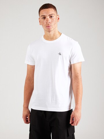 Calvin Klein Jeans Tričko – bílá: přední strana