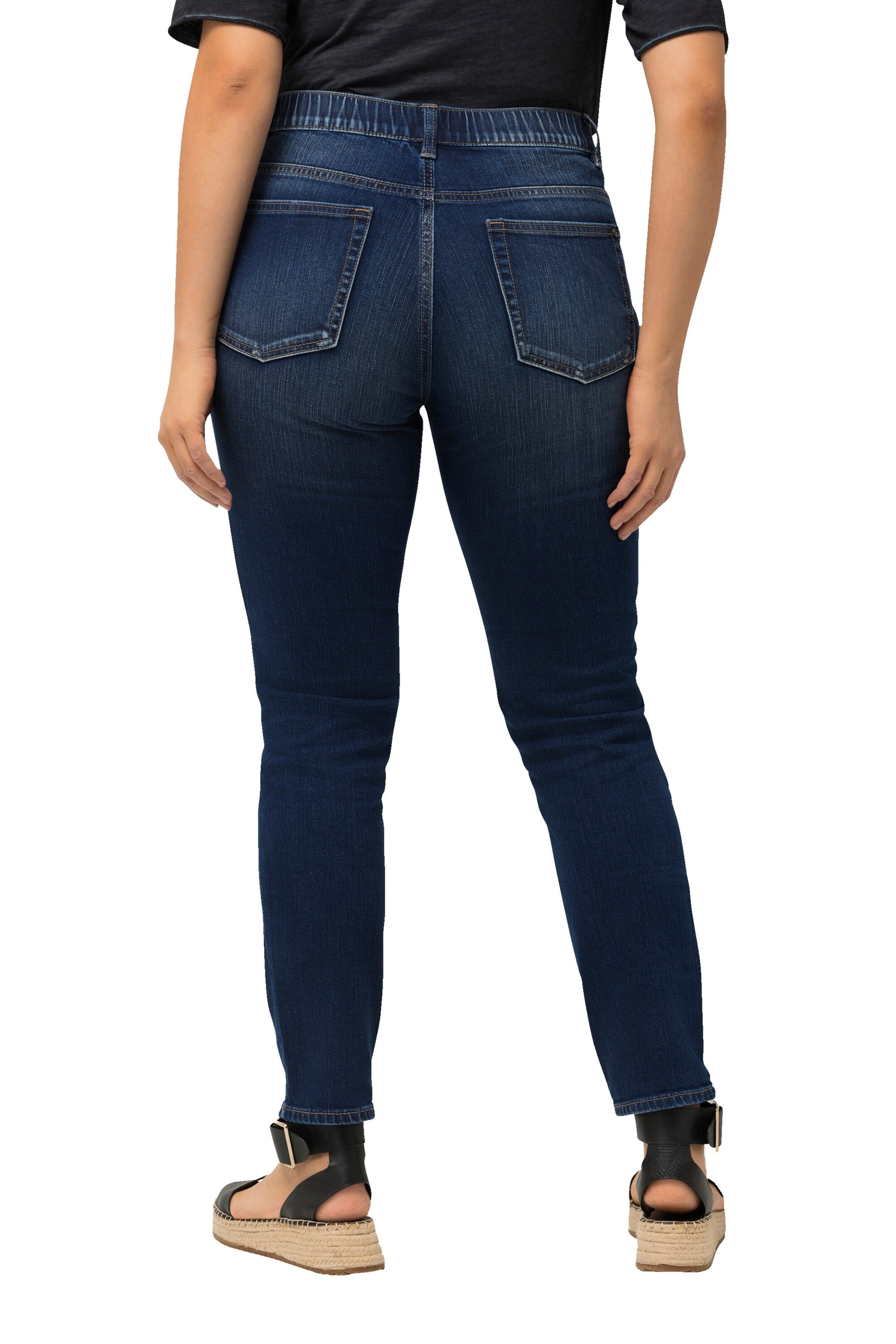 Ulla Popken Slimfit Jeans in Blau