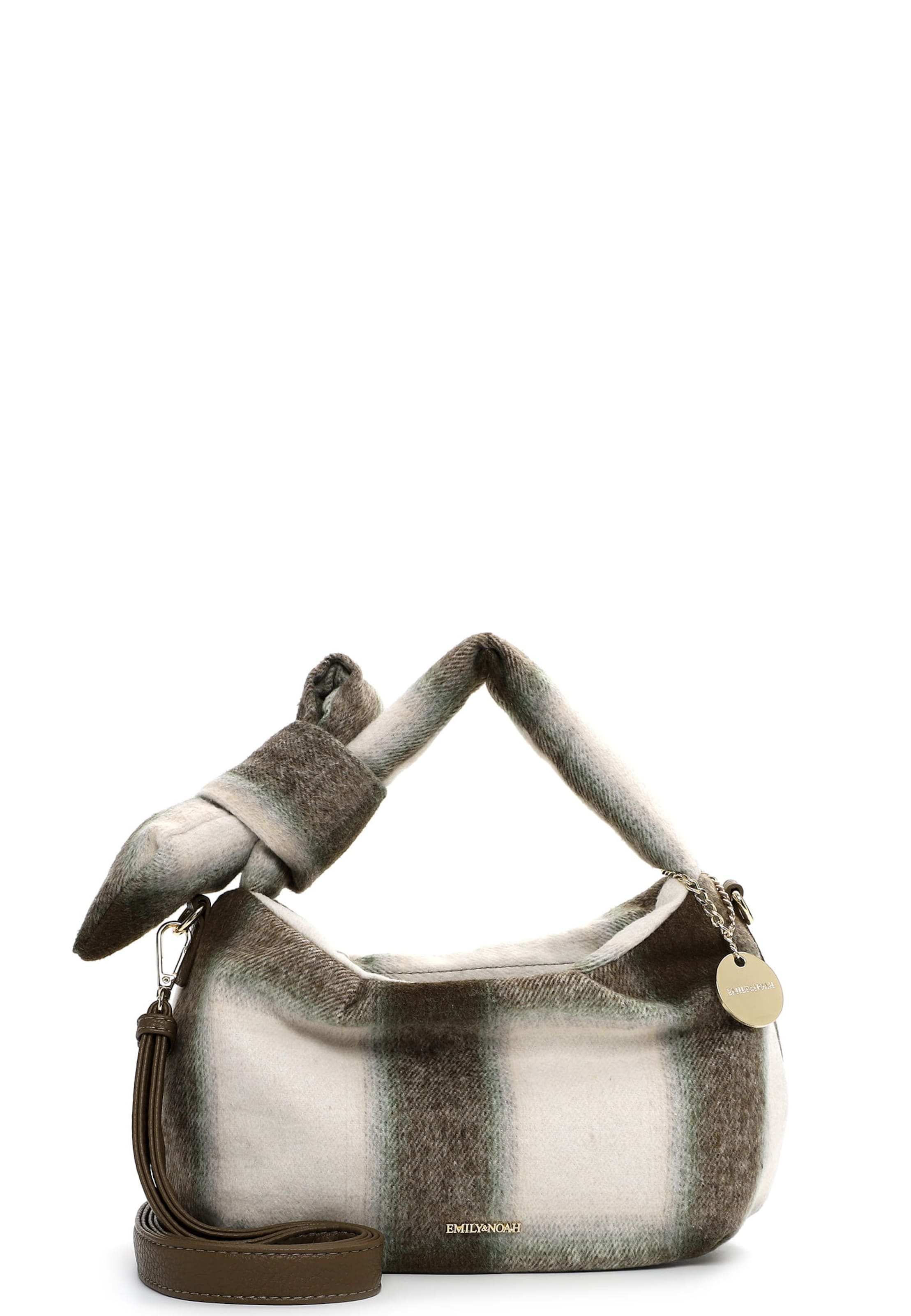 Borsa a sacco 'Hanneke' di Emily & Noah in beige: frontale